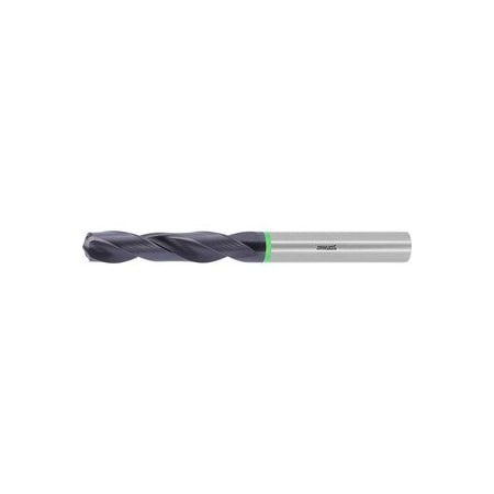 Pro Steel Solid Carbide Drill, 19 Mm Dia, 140 Deg Point Angle, TiAlN Coated, Through-Coolant